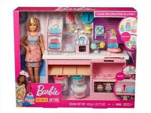 Barbie You Can Be Anything Cake Decorating Playset with Baker Doll NEW - Picture 1 of 8