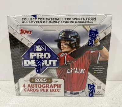 2025 Topps MLB Pro Debut Baseball Hobby Box 4 Autos - Image 1 of 2