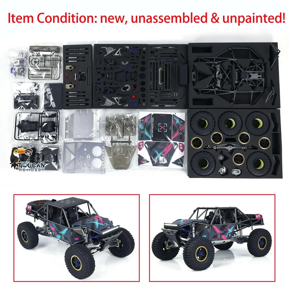 1/8 Capo U4 CD1582X RC Crawler Car 2 Speed Gearbox Racing Vehicles Model - Image 1 of 4