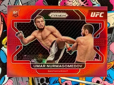 Umar Nurmagomedov (RC) Red 158/299 - 2022 READ Panini Prizm UFC - Image 1 of 2
