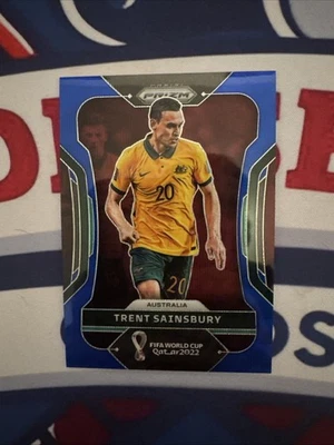 2022 Panini Prizm World Cup Qatar - Trent Sainsbury #288 Blue Wave Prizm /199 - Image 1 of 2