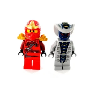 Lego Ninjago Kai's Blade Cycle 9441 Minifigures Kai ZX njo0032 & Rattla njo0033 - Picture 1 of 4