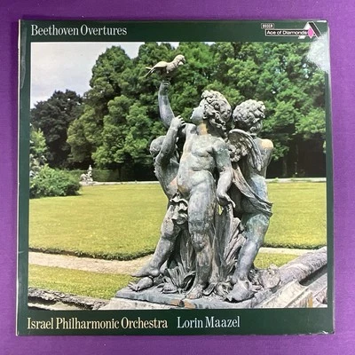 BEETHOVEN - Overtures MAAZEL Israel Philharmonic Orch - 12" Vinyl LP Record - Image 1 of 4