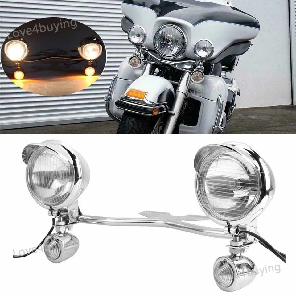 Kit de barra de luces de señalización de giro de paso para Yamaha Road Star XV 1600 1700 Silverado Foto 1 de 4