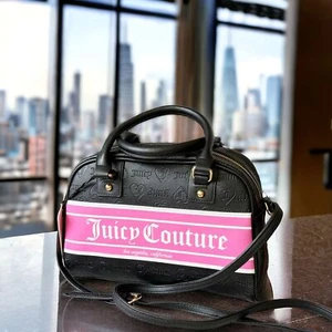 Juicy Couture Fashionista Bowlertasche in Lakritze Neu mit Etikett - Bild 1 von 9