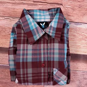 Burton Dryride Flannel Button Shirt Womens S Plaid Long Sleeve Top - Picture 1 of 20