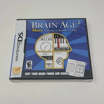 Brain Age 2 More Training in Minutes a Day (DS) New Sealed - Image 1 of 4