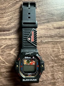 RELOJ PULSERA UNISEX -MICHAEL JORDAN-Wilson Slam Dunk Reloj Raro *No Probado * - Imagen 1 de 3