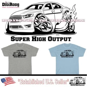 Ford Taurus SHO High Output Modell Rennrohr DigiRods Cartoon Auto T-Shirt - Bild 1 von 6