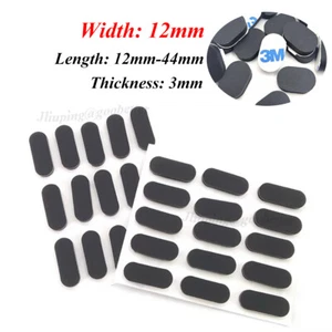Almohadillas de parachoques autoadhesivas de goma ovaladas para respaldo de 12 mm de ancho 3 mm de grosor - Imagen 1 de 12