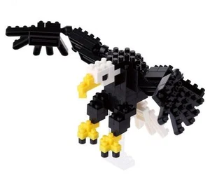 NEW NANOBLOCK Bald Eagle Nano Block Micro-Sized Building Blocks NBC-138 - Imagen 1 de 4