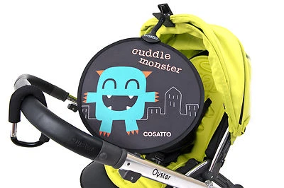 Sombra de sol My Buggy Buddy Blue Cuddle Monster, sombrilla universal coche/buggy UPF50+