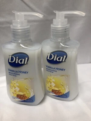 Paquete de 2 jabones de manos hidratantes con bomba líquida de vainilla y miel de 5,5 OZ Foto 1 de 4