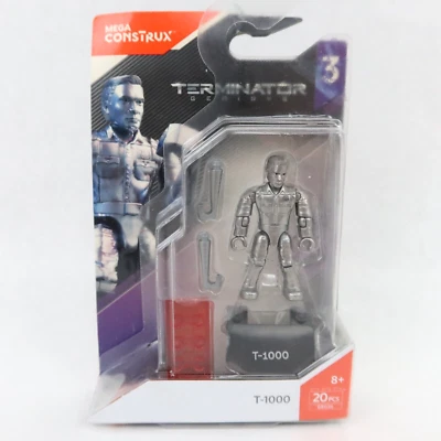 Mega Construx Terminator Genisys T-1000 Action Figure Bloks 2in Miniature GBG36 - Image 1 of 4