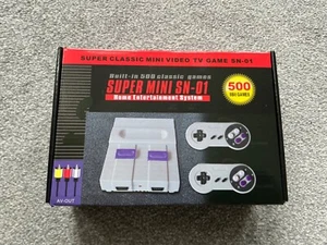 Super Classic MiniTV Game SN-01 Built In 500 8Bit Game Home Entertainment System - Picture 1 of 6
