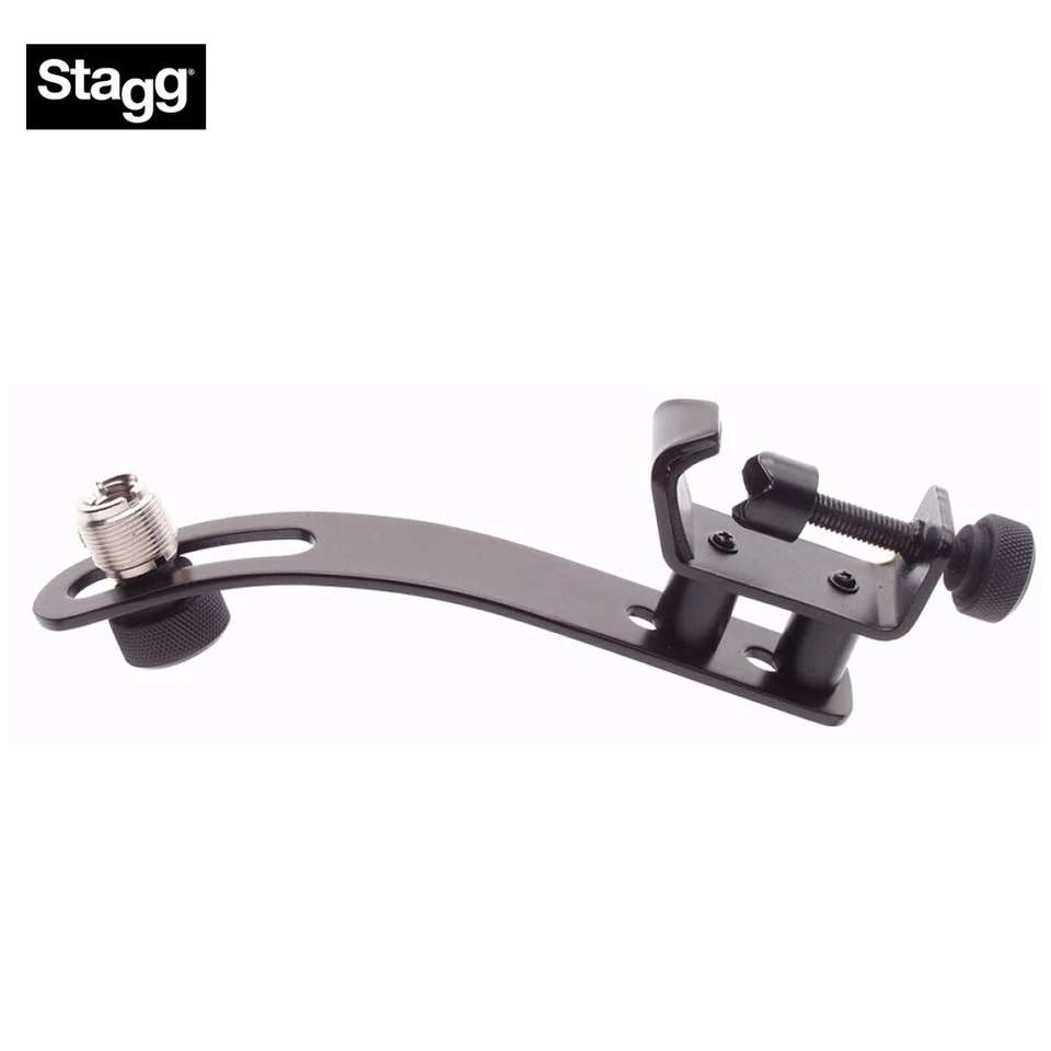 Soporte de micrófono Stagg MH-D05 negro ajustable con montaje en batería Foto 1 de 1