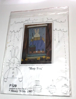 Mosey 'N Me 1997 F129 Hop Box Bunny Sign Pattern - Image 1 of 2