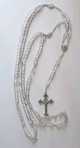 Antik Hochzeit Lasso/Lazo de Boda Doppelrosenkranz mexikanische Hancerne um 1962 - Bild 1 von 9