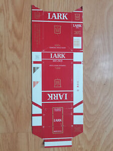 opened empty cigarette hard pack--100 mm-Japan-Lark