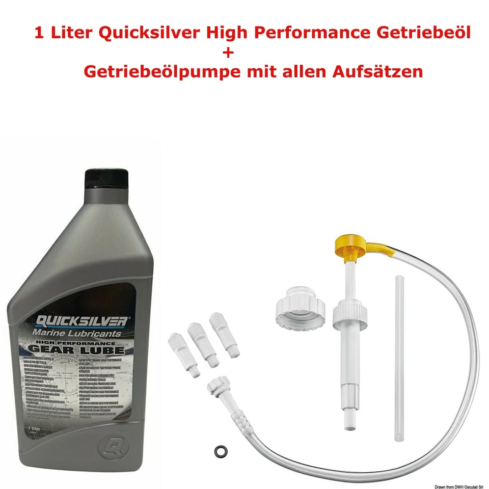 Mercury Mercruiser Getriebeöl Oil  High Performance Gear Lube mit Pumpe - Bild 1 von 1