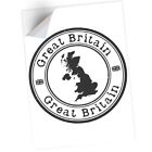 1 x Vinyl Sticker A1 - BW - Great Britain UK Map Vinyl #39811