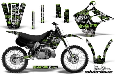 Graphic Stickers Decals For Kawasaki KX125 KX250 1990-1991 SSSH G K Foto 1 de 2