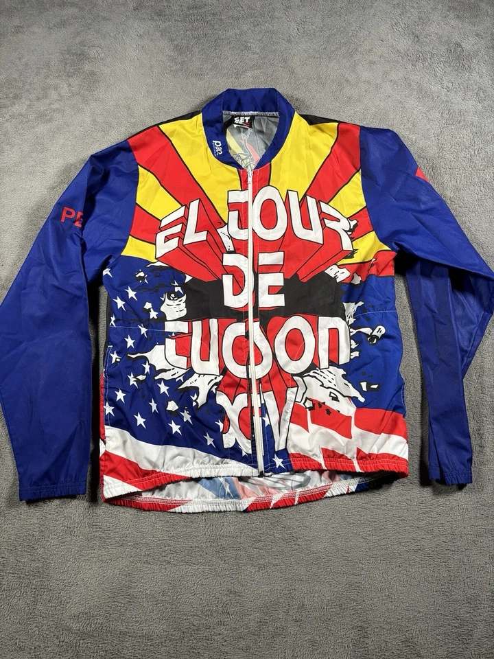 De Colección Get On It Pace Ciclismo Jersey Chaqueta Adulto Grande El Tour De Tucson Años 90 EE. UU. Foto 1 de 4