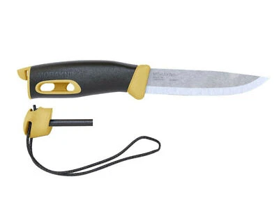 Mora Morakniv Companion Spark yellow Outdoor Bushcraft Messer m. Feuerstarter