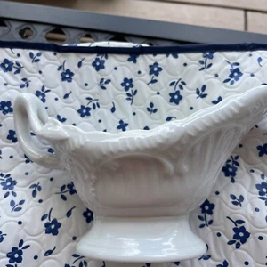 Limoges France Ocean Blanc Gravy Boat - Imagen 1 de 2
