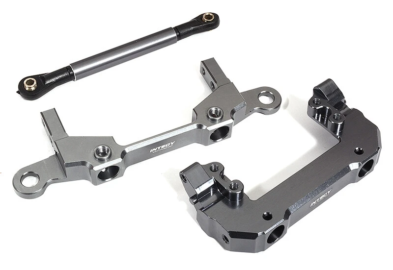 Machined F&R Bumper Mounts w/ Steering Servo Mount & Linkage for Axial SCX10 III - Image 1 of 1