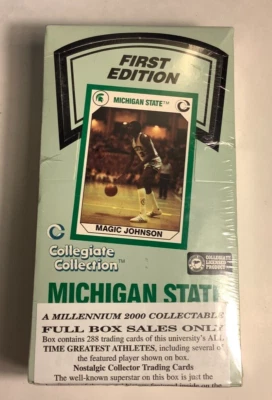 Michigan State Trading Cards - All Time Greats Magic Johnson NEW + SEALED - Image 1 of 3