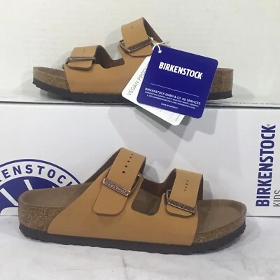 Birkenstock Youth Size 12 EU 30 Narrow Arizona Caramel Slides Sandals Y23-1109 - Image 1 of 4