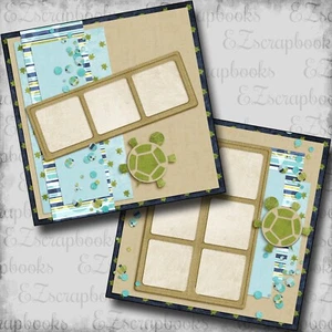 Little Guy - 2 Premade Scrapbook Pages - EZ Layout 5844 - Picture 1 of 2