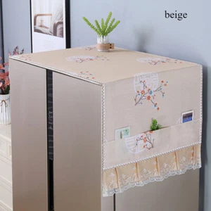 1x Retro Plum Blossom Printed Fridge Dustproof Cloth Ethnic Decorative Cover New - Picture 1 of 6