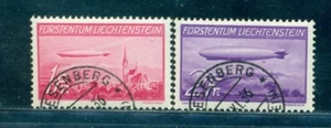 1936 Zeppelin,LZ 127 Graf Zeppelin,Hindenburg,Liechtenstein,M.149,CV€90/$115,VFU - Picture 1 of 2