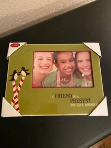 St. Nicholas Square A Friend is a present 4"x6" Glass picture frame. New in box - Picture 1 of 5