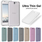 CLEAR Case for HTC M10 10 M9 M7 A9 Shockproof Soft Silicone Gel Phone Cover