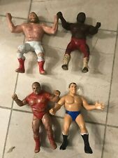 WWF WWE LJN 4 figure lot -Big John Studd, nicolai volkoff, bruno sammartino, JYD