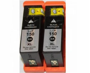 2 BLACK Compatible 150XL Ink for LEXMARK Printer S315 S415 S515 S715 S915 - Picture 1 of 1