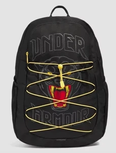 NEW Under Armour UA Hustle Sport 3S Backpack Brasilia 1364181 025 Tiger Black - Picture 1 of 3
