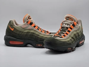 Nike Air Max 95..Neutral Olive/ Orange..AT2865-200..Men's Sneakers Size 9.5 - Picture 1 of 12