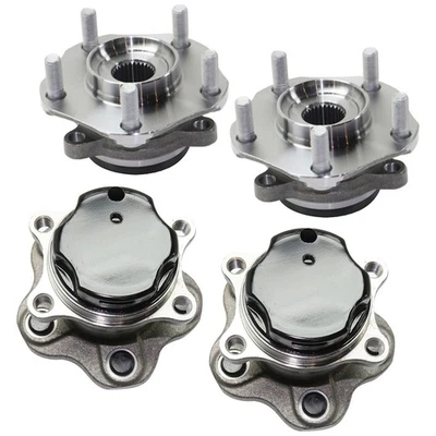 Wheel Hubs For 2013-2019 Nissan NV200 Front & Rear With Bearing 32 Spline Shaft - Image 1 of 4