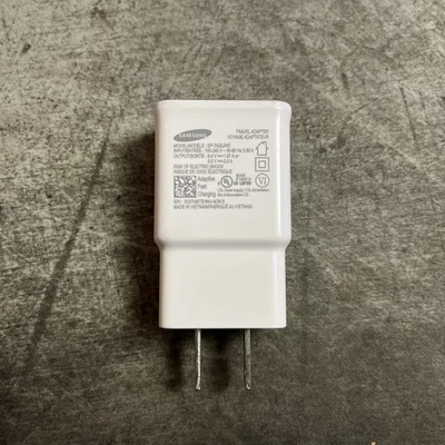 Original Samsung Adaptive Fast Charging Wall Charger (Model EP-TA20JWE) - Image 1 of 4