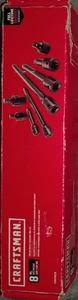 Craftsman CMMT99279 8pc SAE/METRIC 3/8" + 1/2" Pinless Impact Accessory Tool Set - Picture 1 of 8