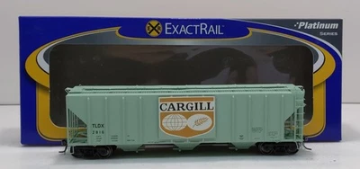 ExactRail EP-80171-1 HO Scale Cargill Grain Hopper #2816 LN/Box - Image 1 of 3