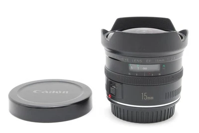 [Almost Unused] Canon EF 15mm f/2.8 Fisheye Wide Angle Lens for EF Mount JAPAN - Image 1 of 4