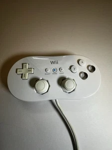 Nintendo Wii Classic Controller - OEM Model RVL-005, White, Tested/Working - Picture 1 of 4