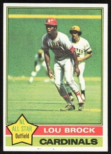 1976 Topps #10 Lou Brock - $1 SHIPPING - JBKB - Picture 1 of 2