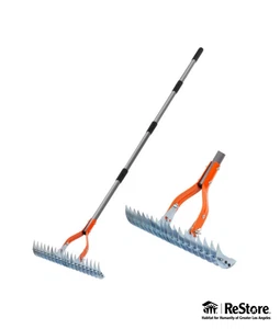 Walensee 15-in Steel Thatching rake with Steel Handle Model #BR - Picture 1 of 4