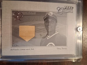 Tony Perez 2001 Fleer Feel The Game Classics Used Bat Card Cincinnati Reds - Picture 1 of 2